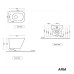 Чаша унітазу JAGUAR ARIA ARS-WHT-39953BIUFSM