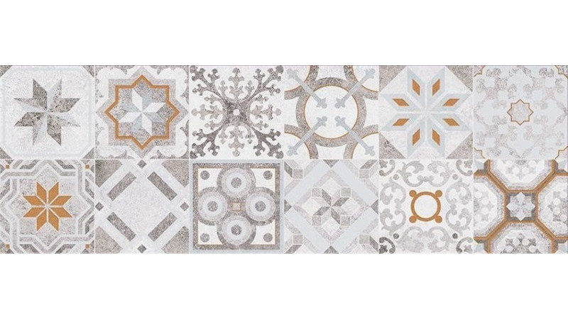 Concrete style inserto patchwork - керамічна плитка від Cersanit