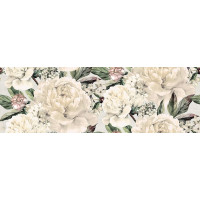Gracia white flower satin