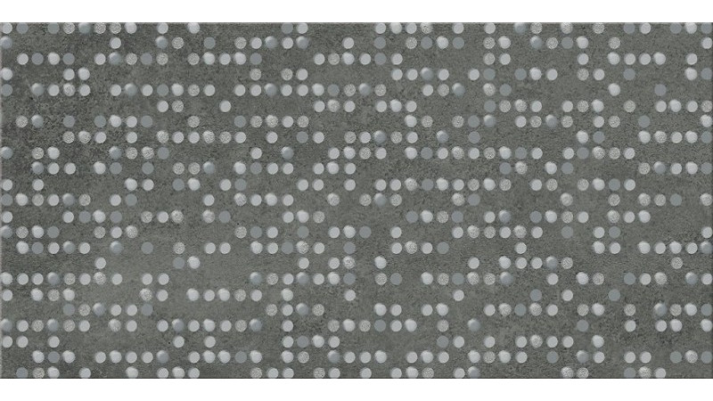 Normandie graphite inserto dots 29,7x59,8 - керамограніт від Cersanit