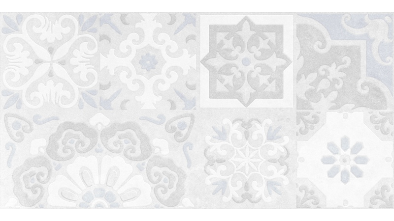 Doha сірий печворк - керамічна плитка від Golden Tile
