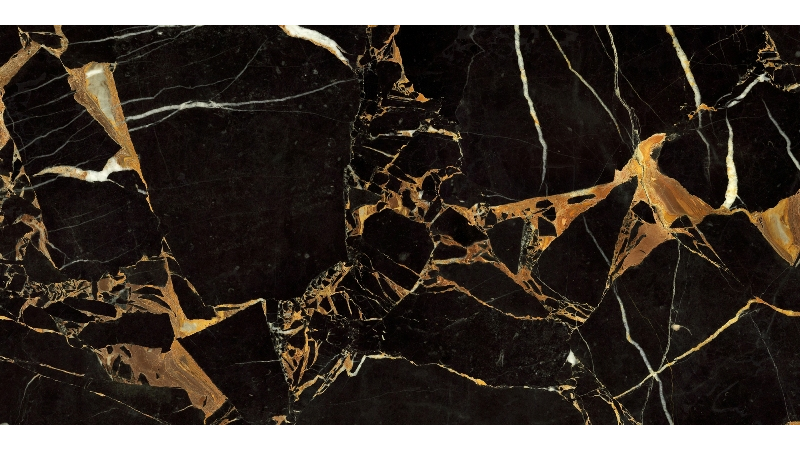 Saint Laurent чорний - керамічна плитка від Golden Tile