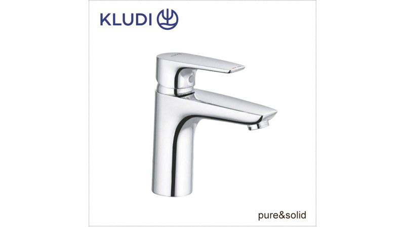 Змішувач для умивальника PURE&SOLID 100 DN 15 - сантехніка від KLUDI