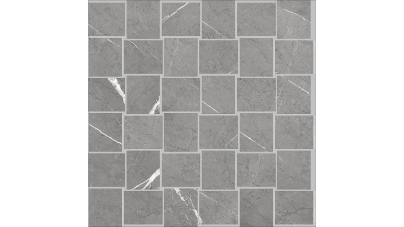 Beatris grey mosaic 297x297 - керамічна плитка від Opoczno