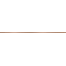 Metal Copper Border Matt 10х600