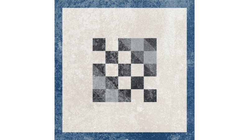 Ethno №1 мікс 186x186 - керамічна плитка від Golden Tile
