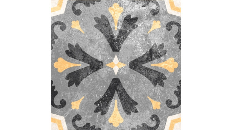 Ethno №13 мікс 186x186 - керамічна плитка від Golden Tile