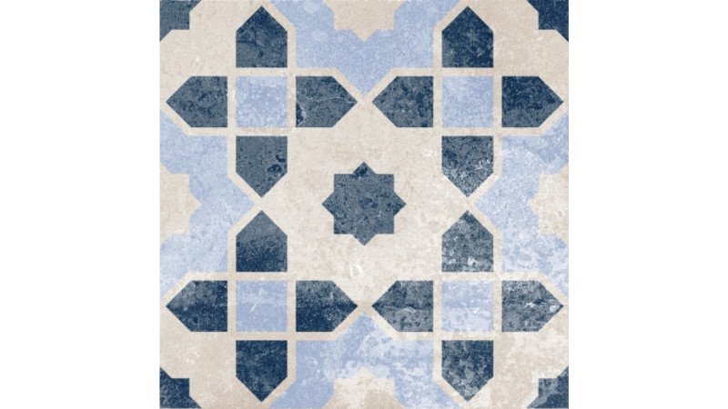 Ethno №15 мікс 186x186 - керамічна плитка від Golden Tile