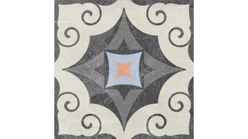 Ethno №23 мікс 186x186 - керамічна плитка від Golden Tile