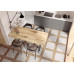 Concrete&Wood сірий 607x607 - керамограніт від TERRAGRES (Golden Tile)